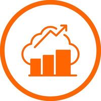 Financial Data Creative Icon Design vector