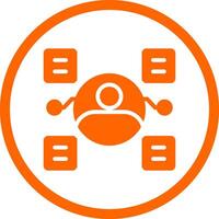 User Predictions Creative Icon Design vector