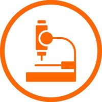 Microscope Creative Icon Design vector