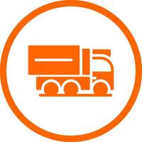 Cargo Truck Creative Icon Design vector