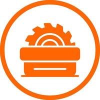 Saw Creative Icon Design vector
