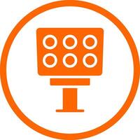 Light Creative Icon Design vector