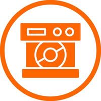 Cd Drive Creative Icon Design vector
