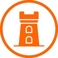 Tower Creative Icon Design vector