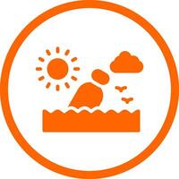 Message In A Bottle Creative Icon Design vector