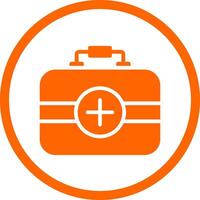 First Aid Kit Creative Icon Design vector