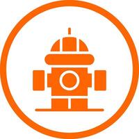 Fire Hydrant Creative Icon Design vector