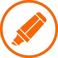 Highlighter Creative Icon Design vector