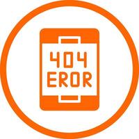 Error Creative Icon Design vector