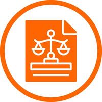 Justice Creative Icon Design vector