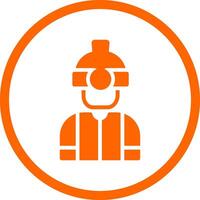 Worker Creative Icon Design vector