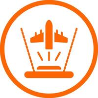 Ar Flight Training Creative Icon Design vector