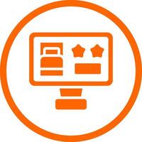 Online Booking Creative Icon Design vector