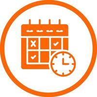 Schedule Creative Icon Design vector