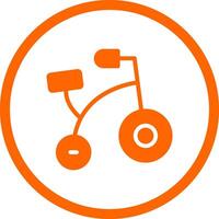 Bike Toy Creative Icon Design vector