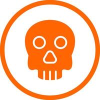 diseño de icono creativo de calavera vector