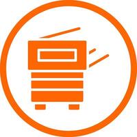 Copy Machine Creative Icon Design vector