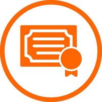 Certificate Creative Icon Design vector