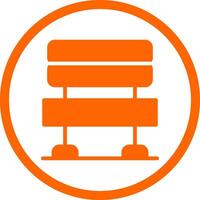 Bench Creative Icon Design vector