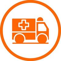 Ambulance Creative Icon Design vector