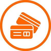 Credit Card Creative Icon Design vector