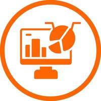 Data Analytics Creative Icon Design vector
