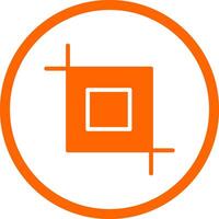 Crop Creative Icon Design vector