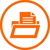 Folder Creative Icon Design vector