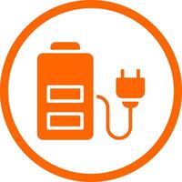 Charging Creative Icon Design vector