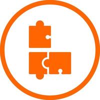 Puzzle Creative Icon Design vector