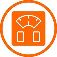 Body Scale Creative Icon Design vector