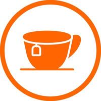 Tea Cup Creative Icon Design vector