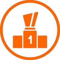 Podium Creative Icon Design vector