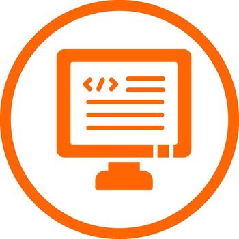 Code Creative Icon Design vector