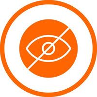 Blindness Creative Icon Design vector