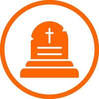 Tomb Creative Icon Design vector