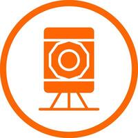 Theodolite Creative Icon Design vector