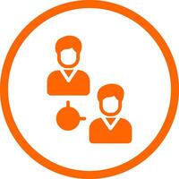 Networking Group Creative Icon Design vector