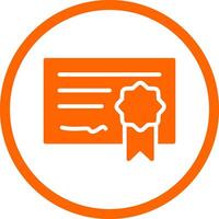 Diploma Creative Icon Design vector