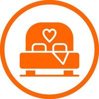 Bed Creative Icon Design vector