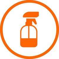 Spray Bottle Creative Icon Design vector