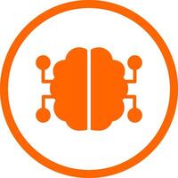 Neurons Circuit Creative Icon Design vector