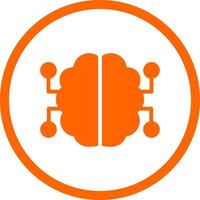 Neurons Circuit Creative Icon Design vector