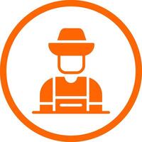 Farmer Creative Icon Design vector