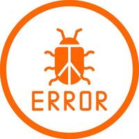 Bug Creative Icon Design vector