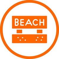 Beach Creative Icon Design vector