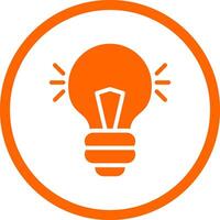 Light Bulb Creative Icon Design vector