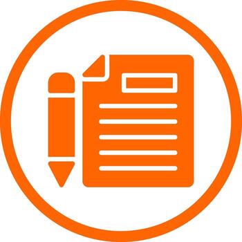 Script Creative Icon Design vector