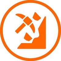 Mining Creative Icon Design vector