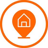 Property Location Creative Icon Design vector